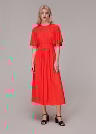 Amelia Cape Sleeve Dress