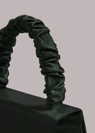 Payton Satin Top Handle Bag