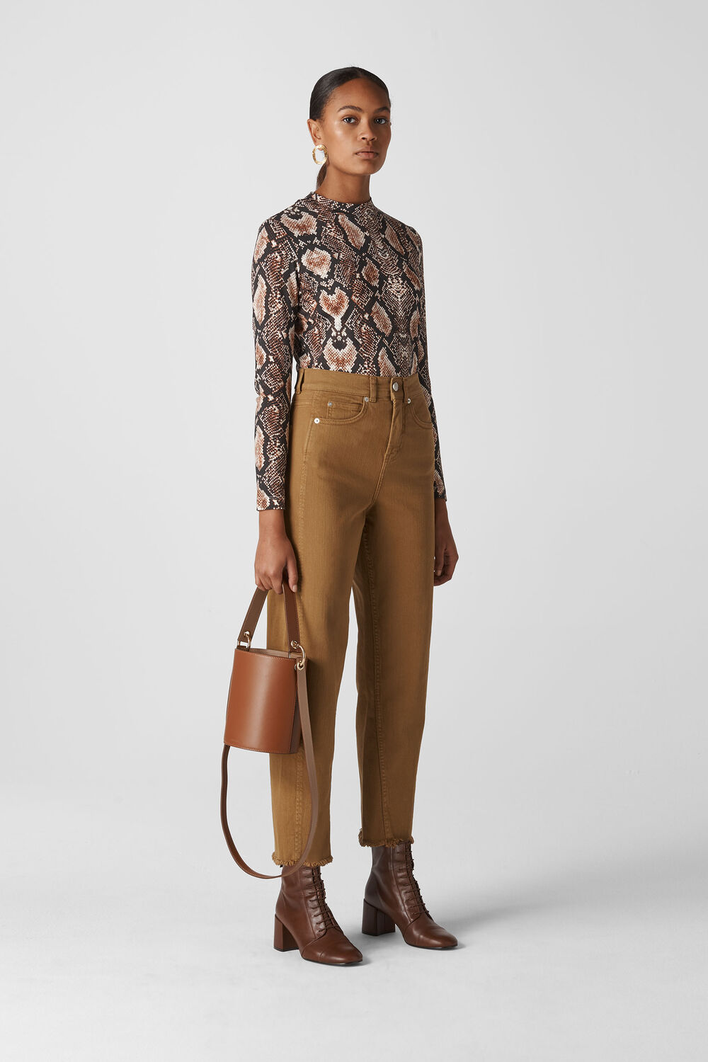 Snake Print Essential Top Snake Print