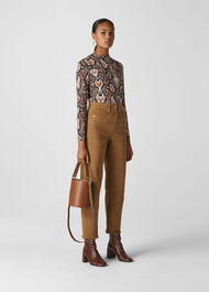 Snake Print Essential Top Snake Print