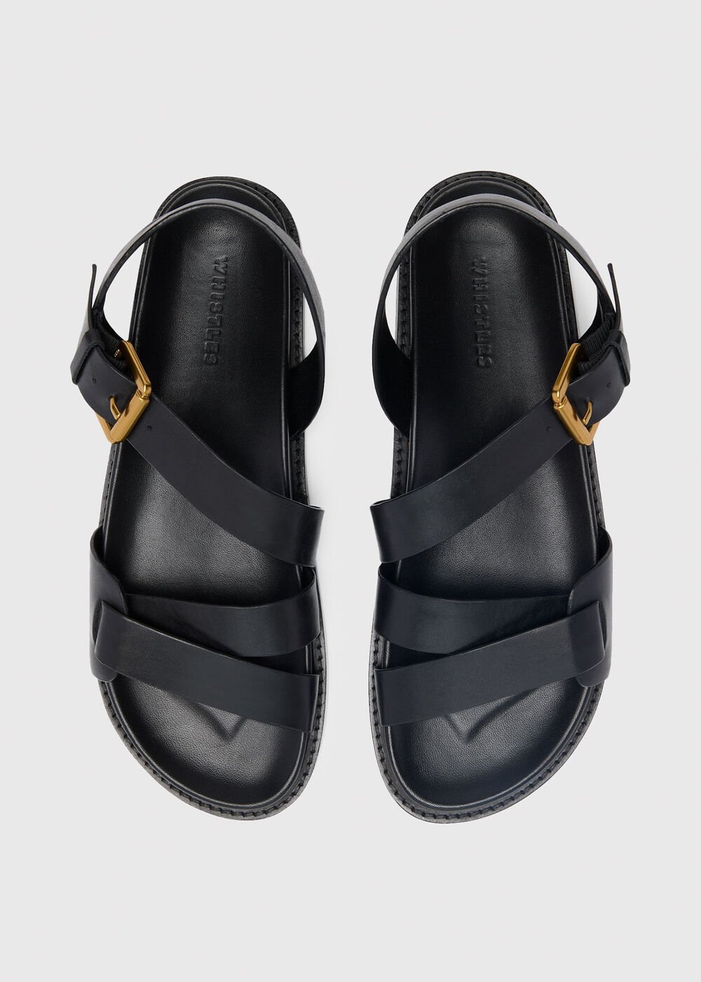 Asymmetric Buckle Sandal