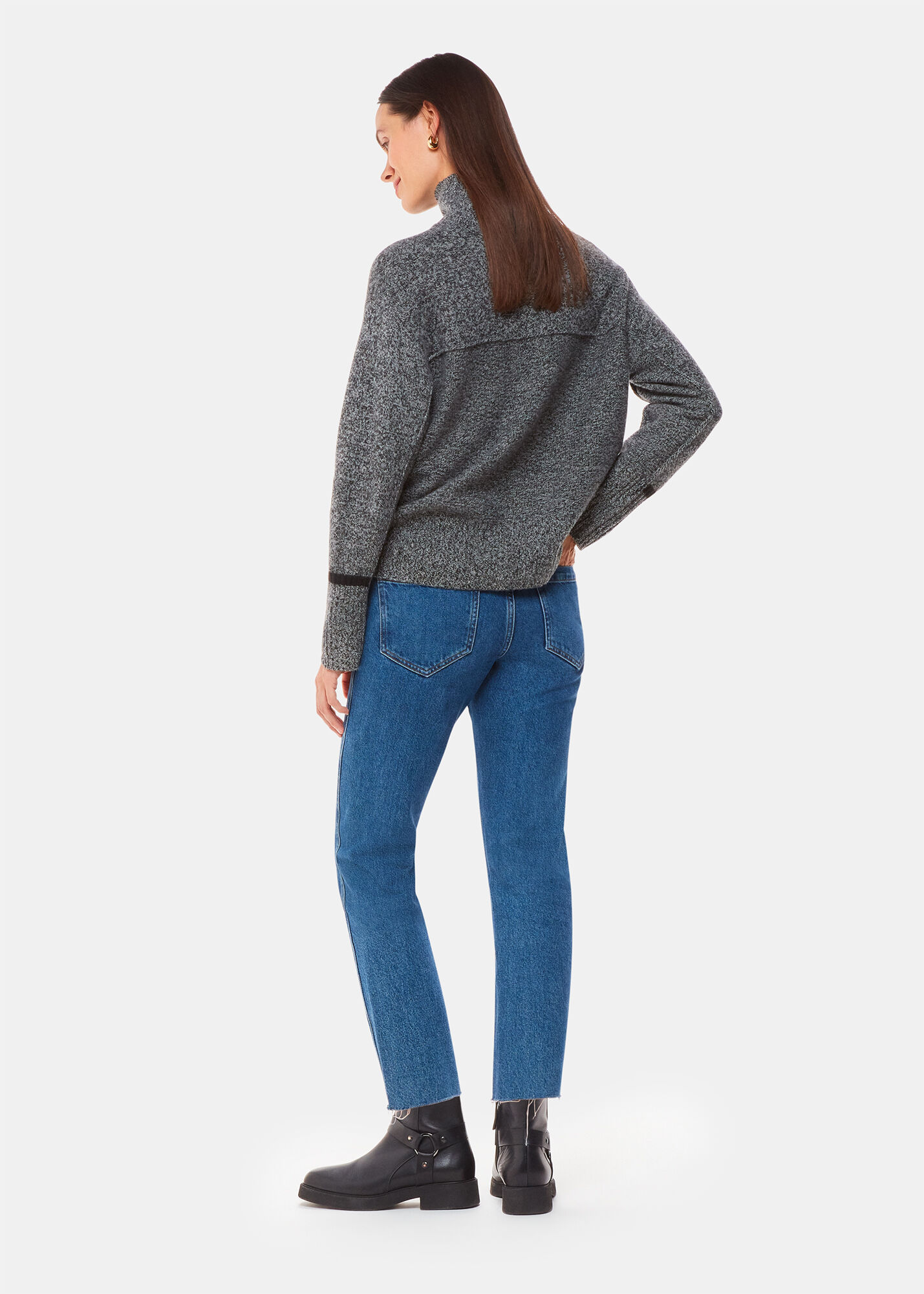 Frayed jean hotsell