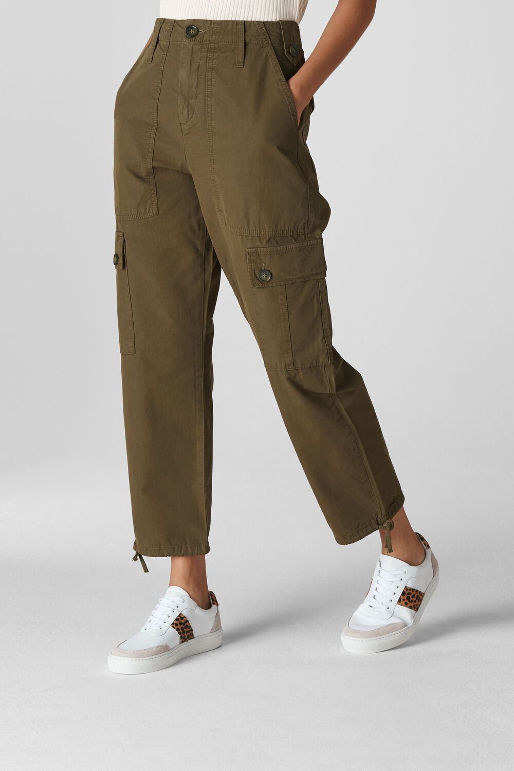 Steffi Utility Cargo Trouser Khaki