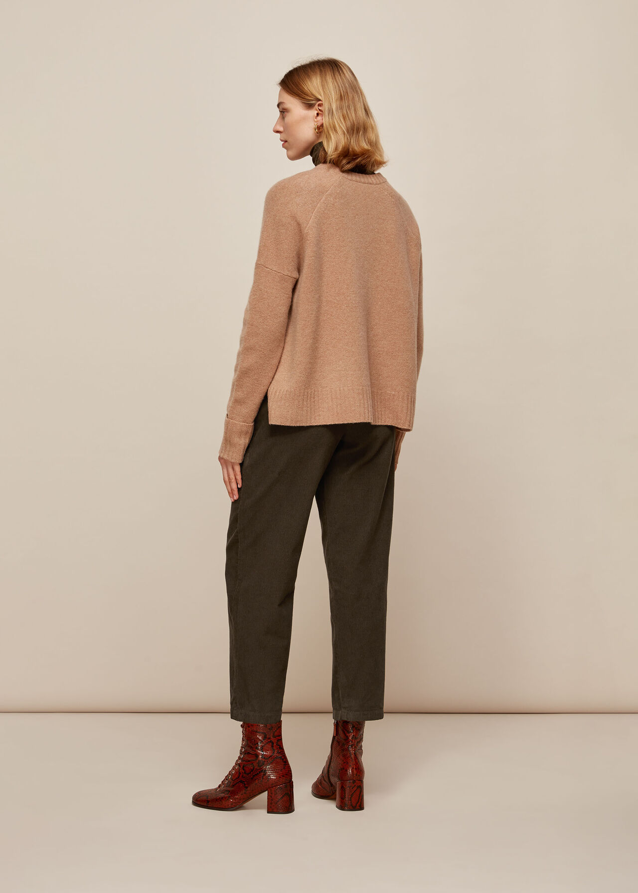 Paperbag Corduroy Jean Khaki