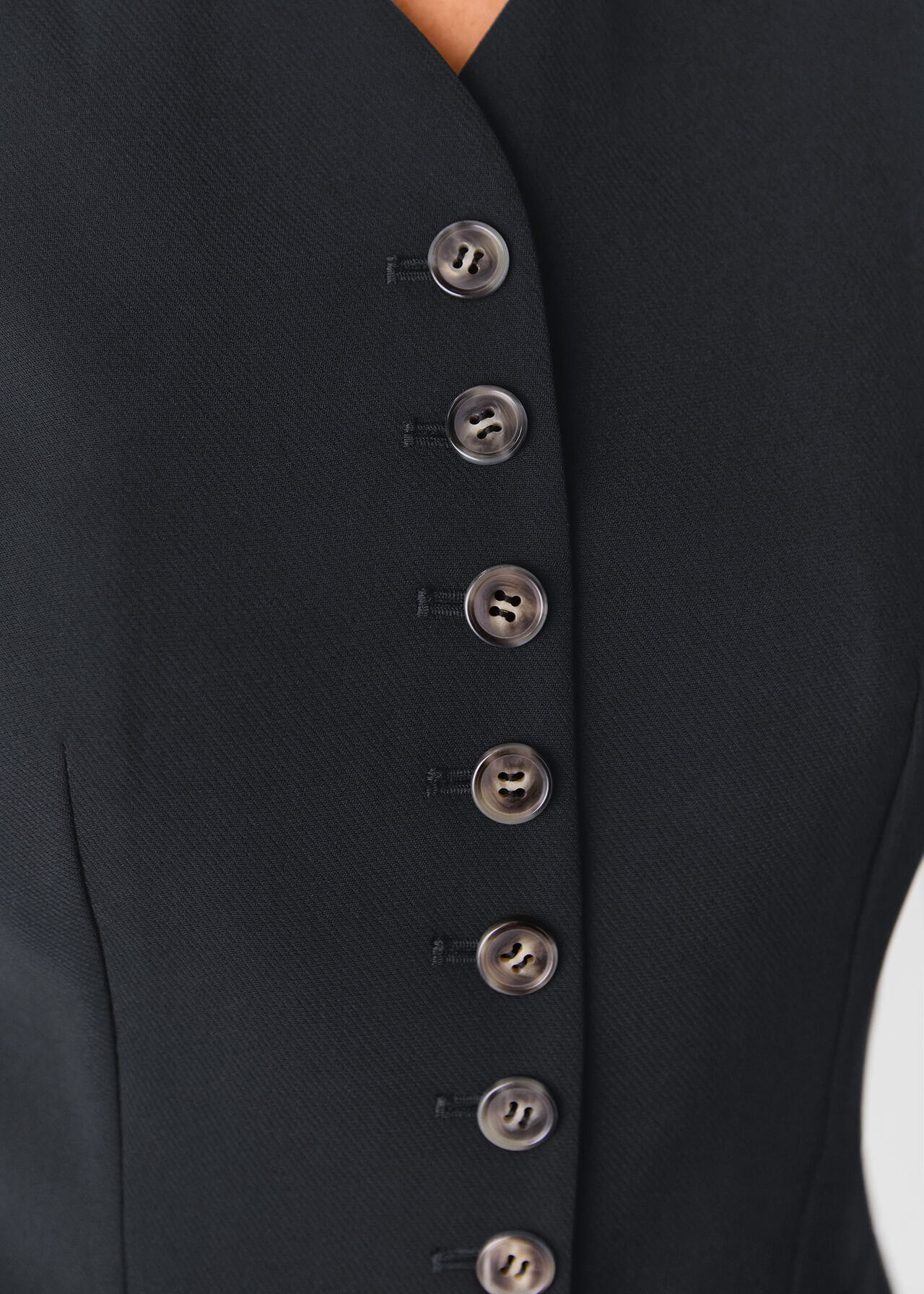 Cora Crepe Waistcoat
