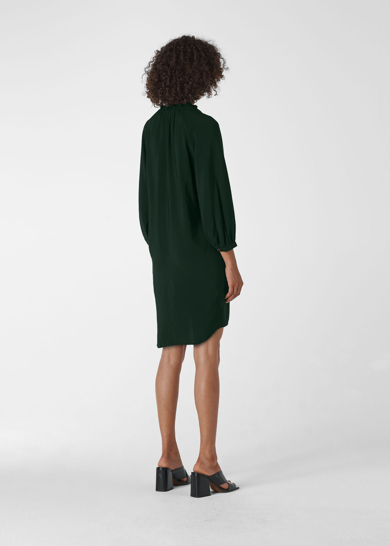 Enora Dress Dark Green