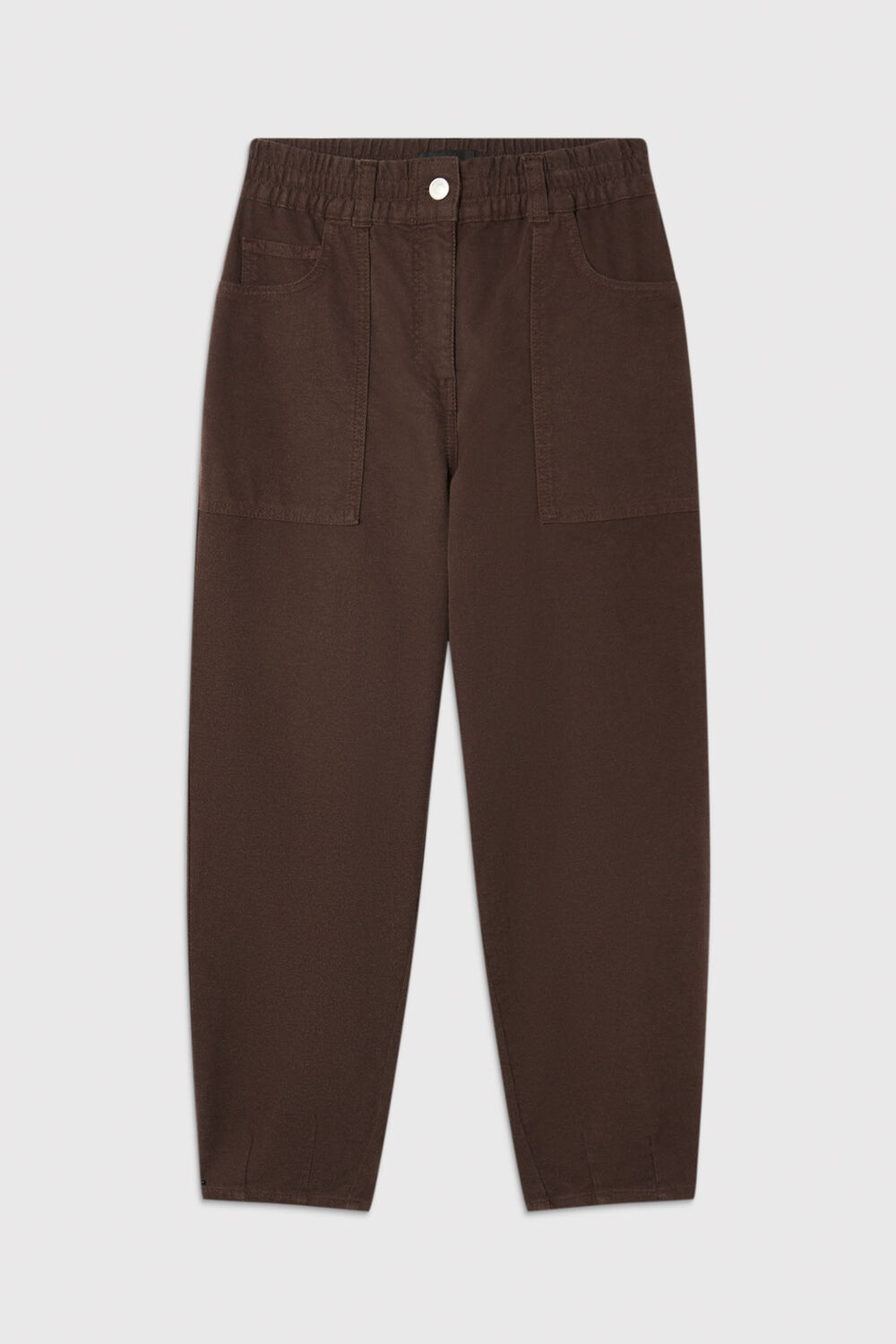 Brown Petite Tessa Casual Trouser