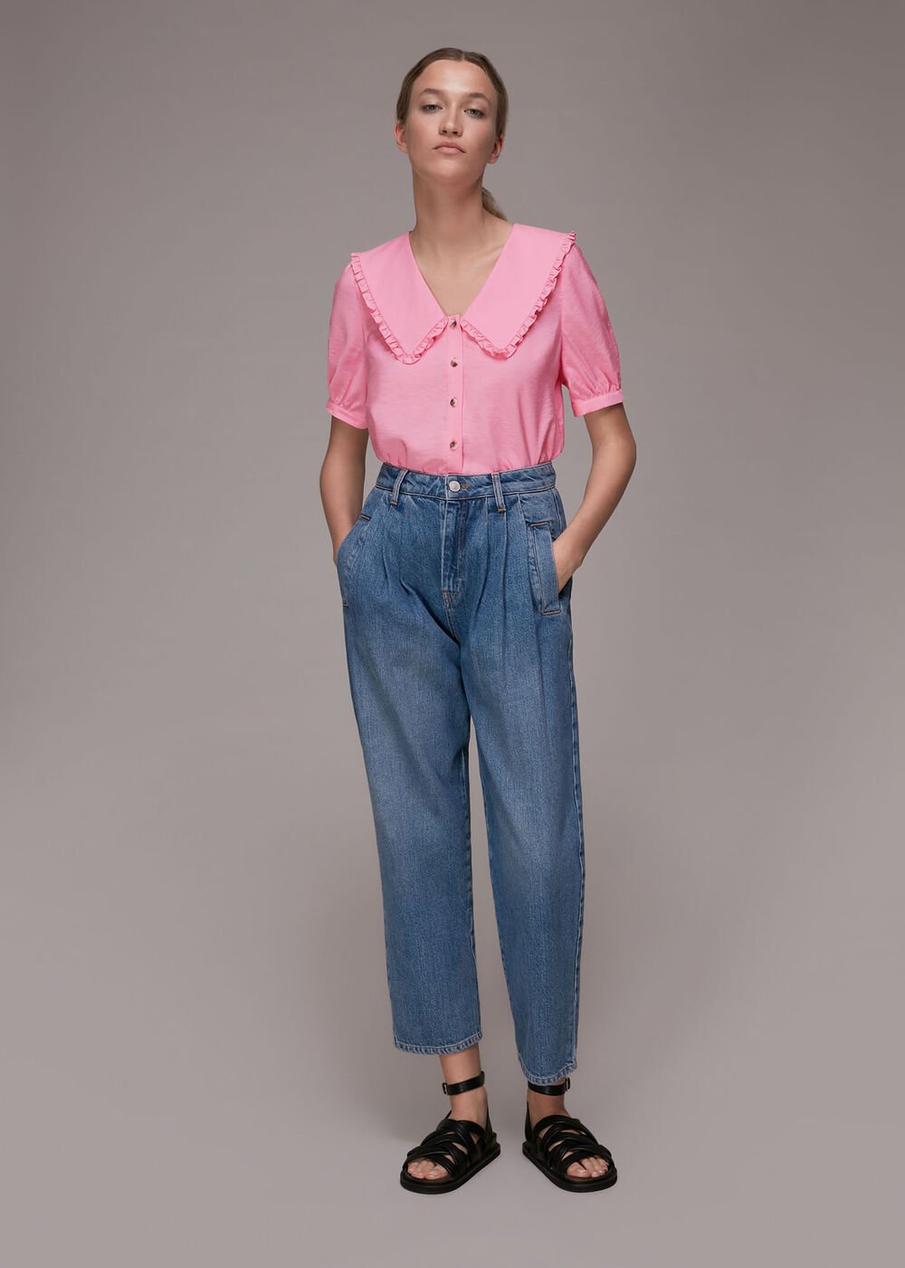 Perrie Collar Top