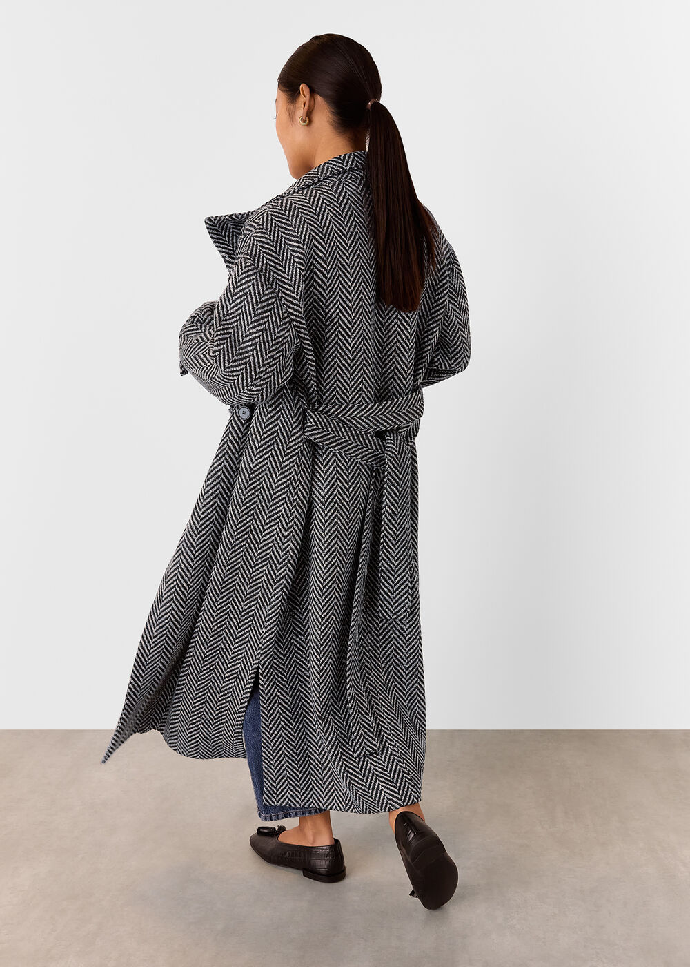 Petite Cosette Funnel Neck Coat