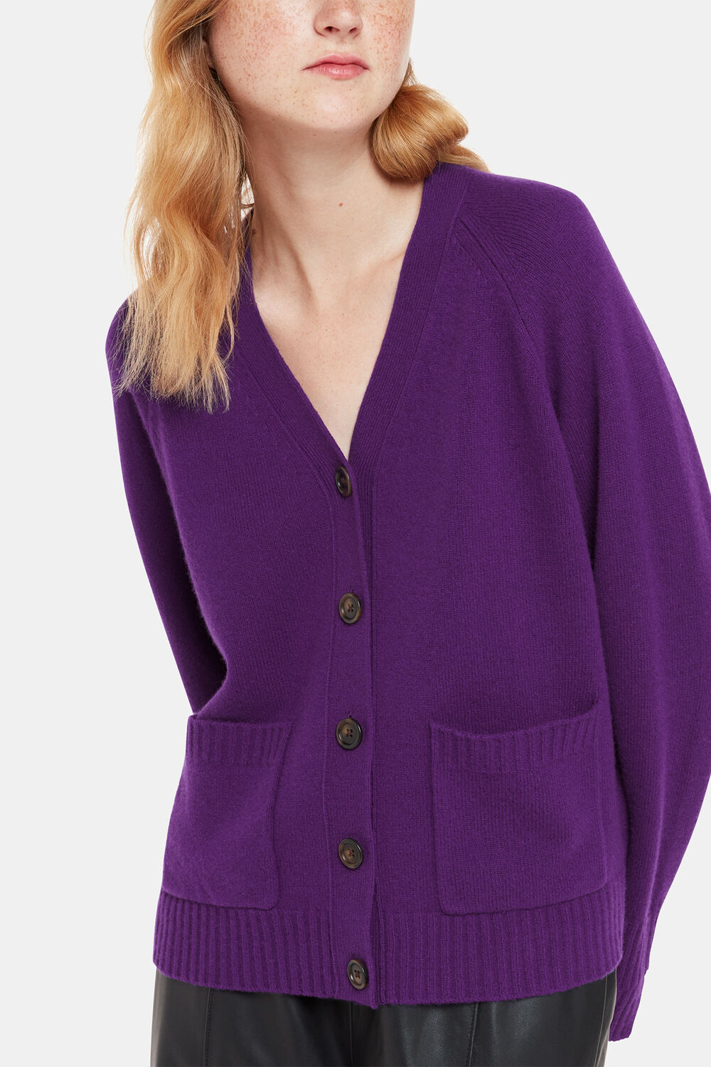 Wool Relaxed Pocket Cardigan