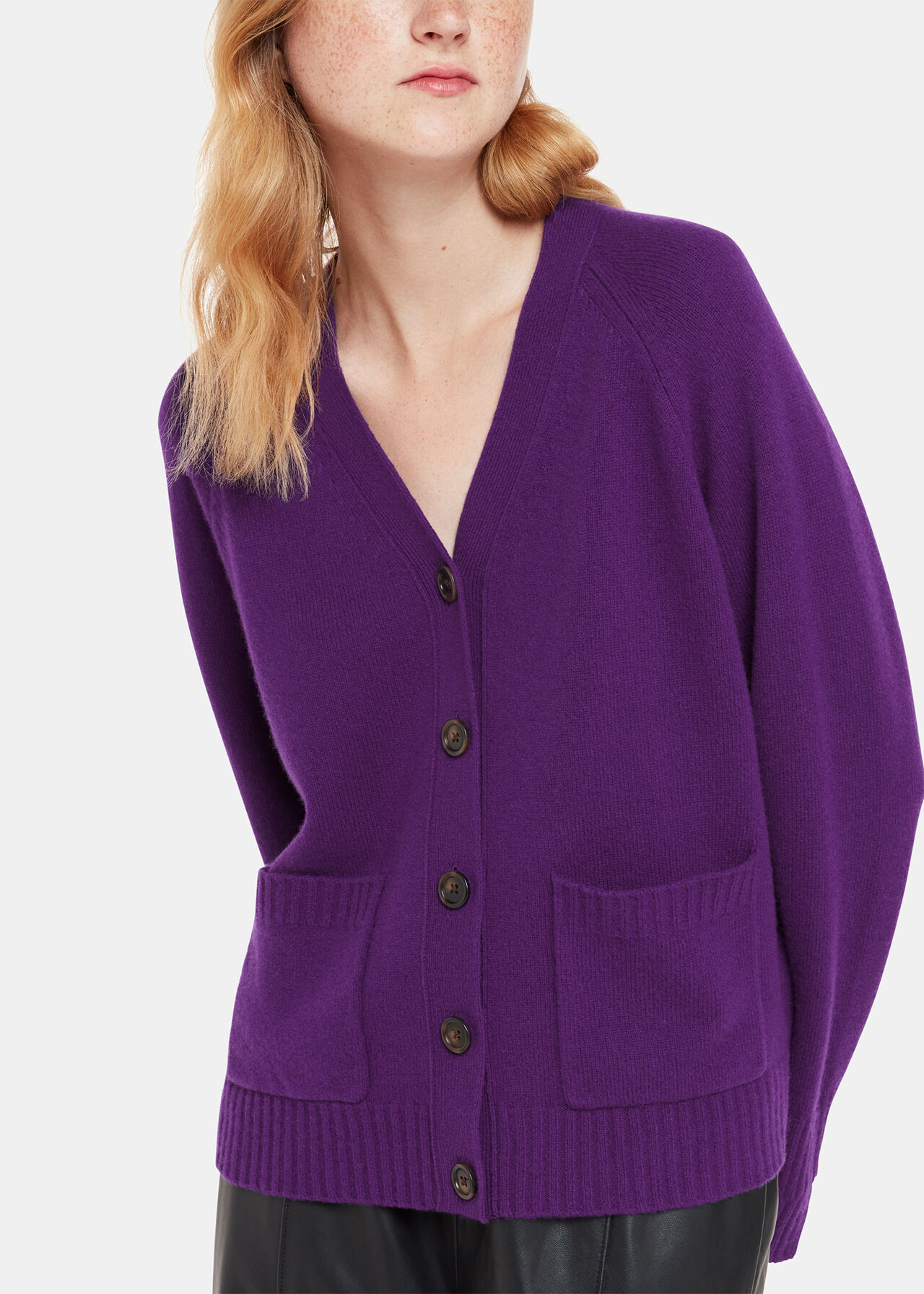 Wool Relaxed Pocket Cardigan