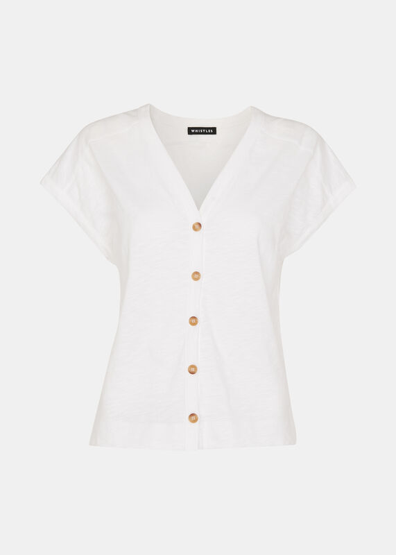 Aubrie Button Through Top