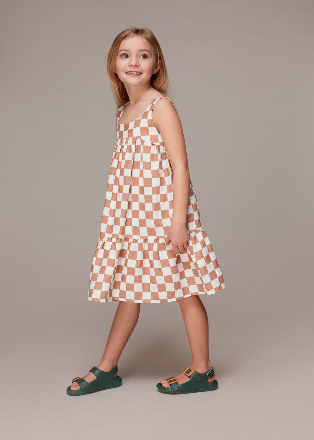 Avery Checkerboard Sundress