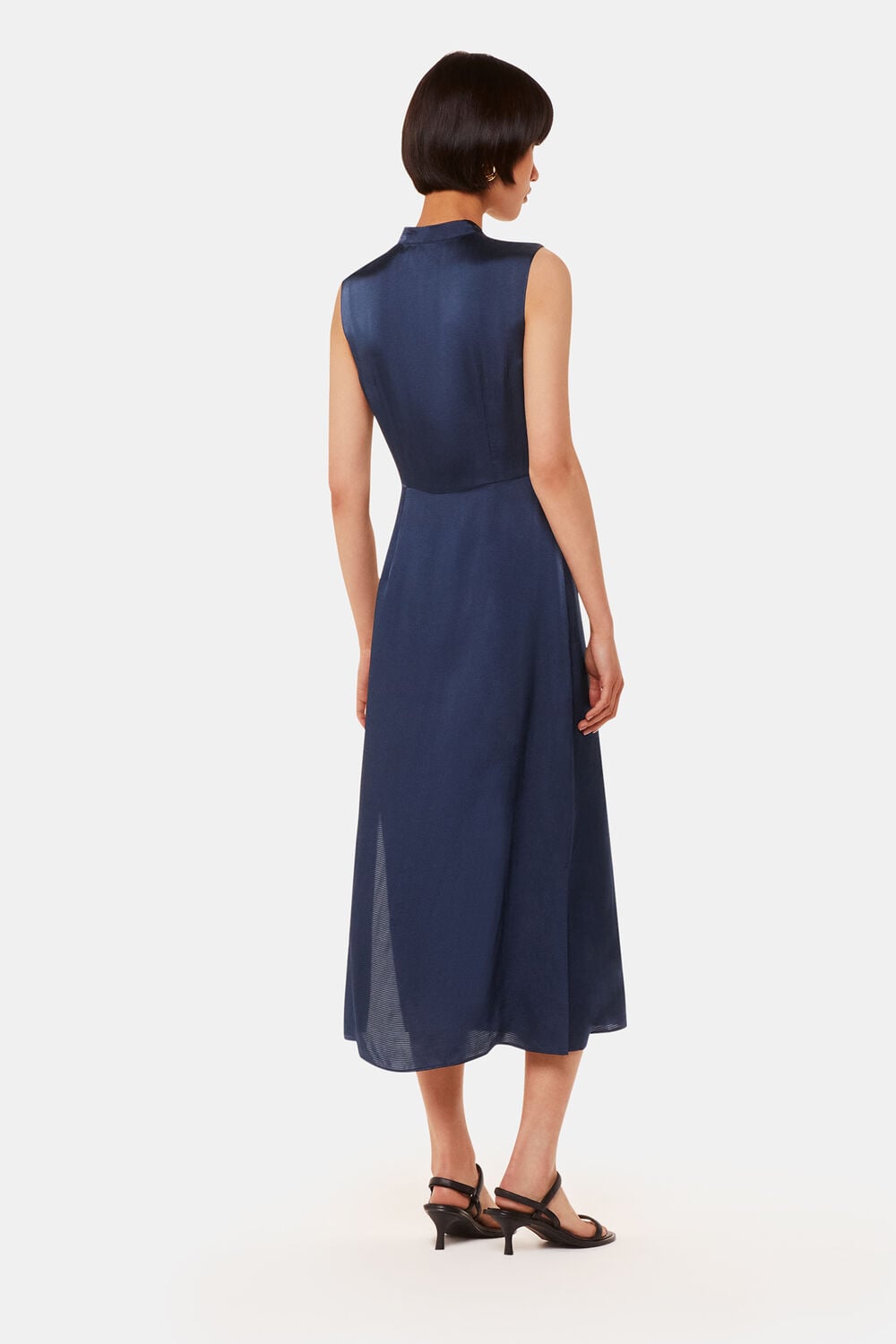 Aria Satin Midi Dress