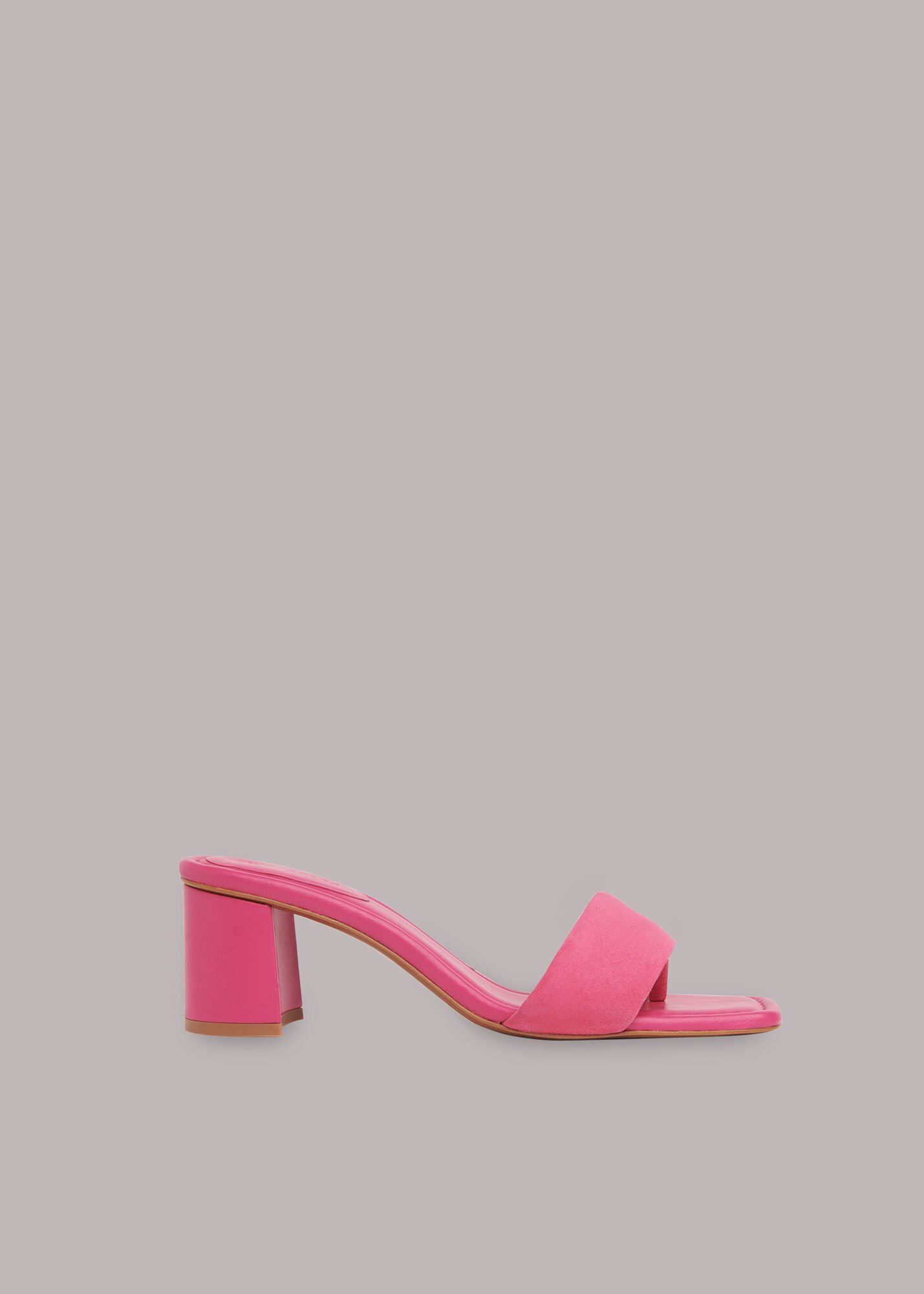Pink slip on heels deals