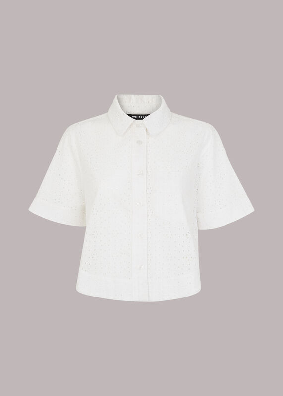 Broderie Bowling Shirt