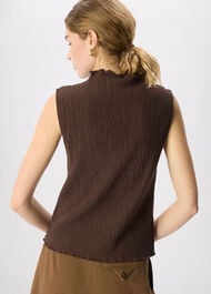 Textured Sleeveless Top