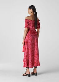 Sunflower Longline Wrap Skirt Pink/Multi