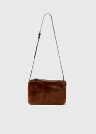 Kaia Shearling Crossbody Bag