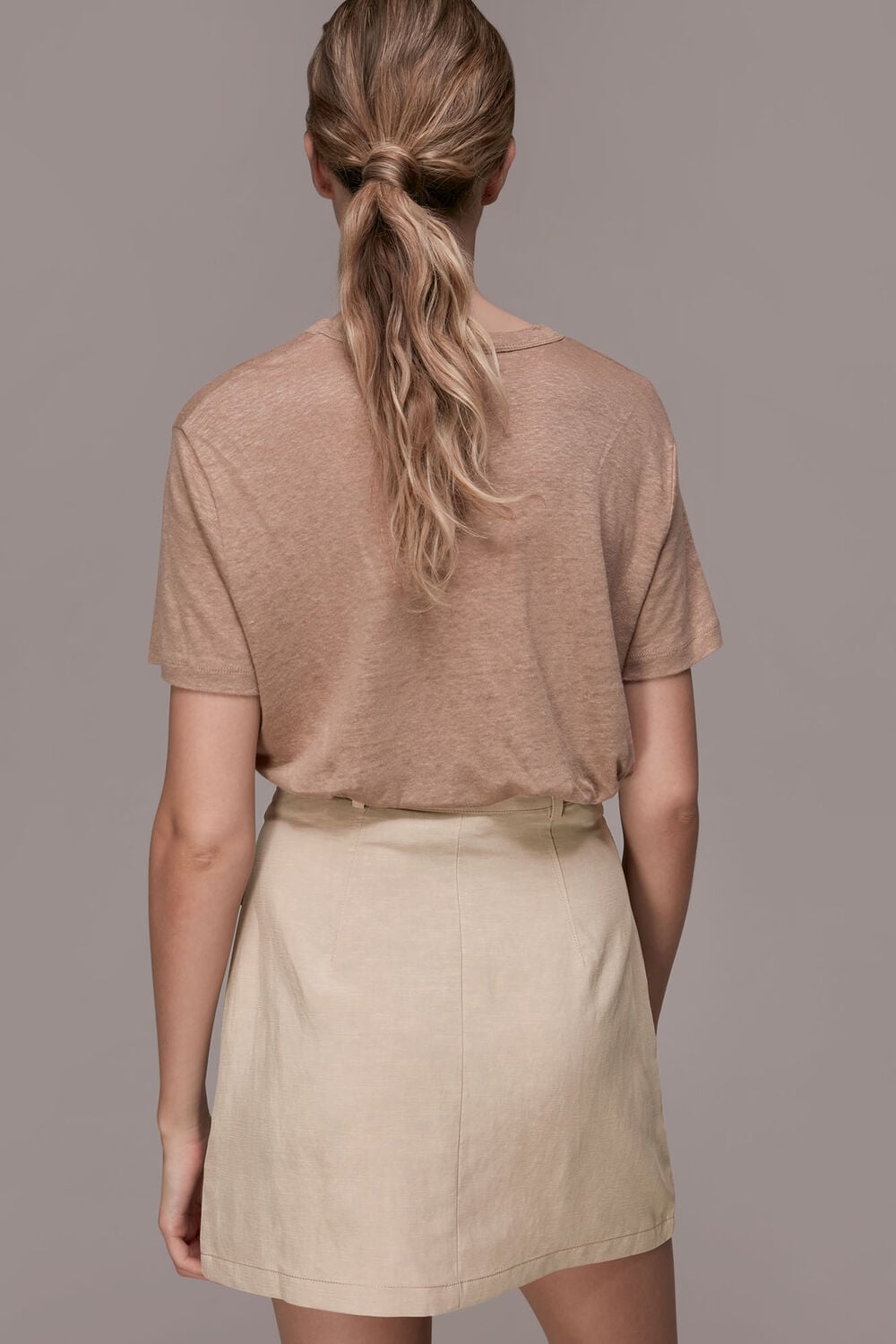 Linen Pocket Skirt