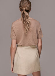 Linen Pocket Skirt