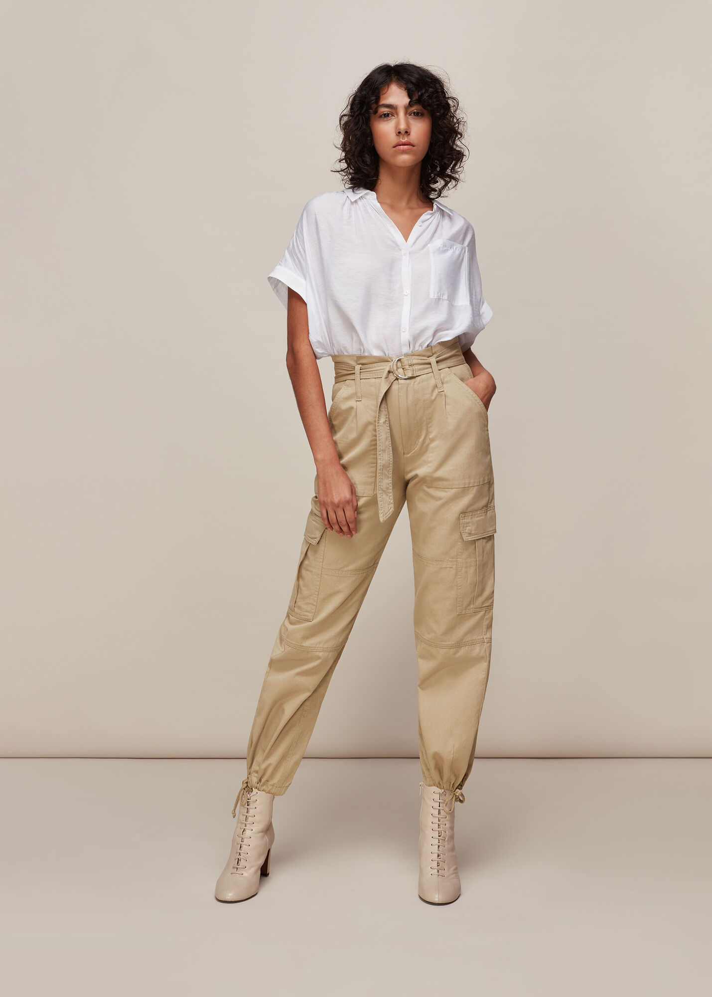 Stone Cargo Military Trouser | WHISTLES