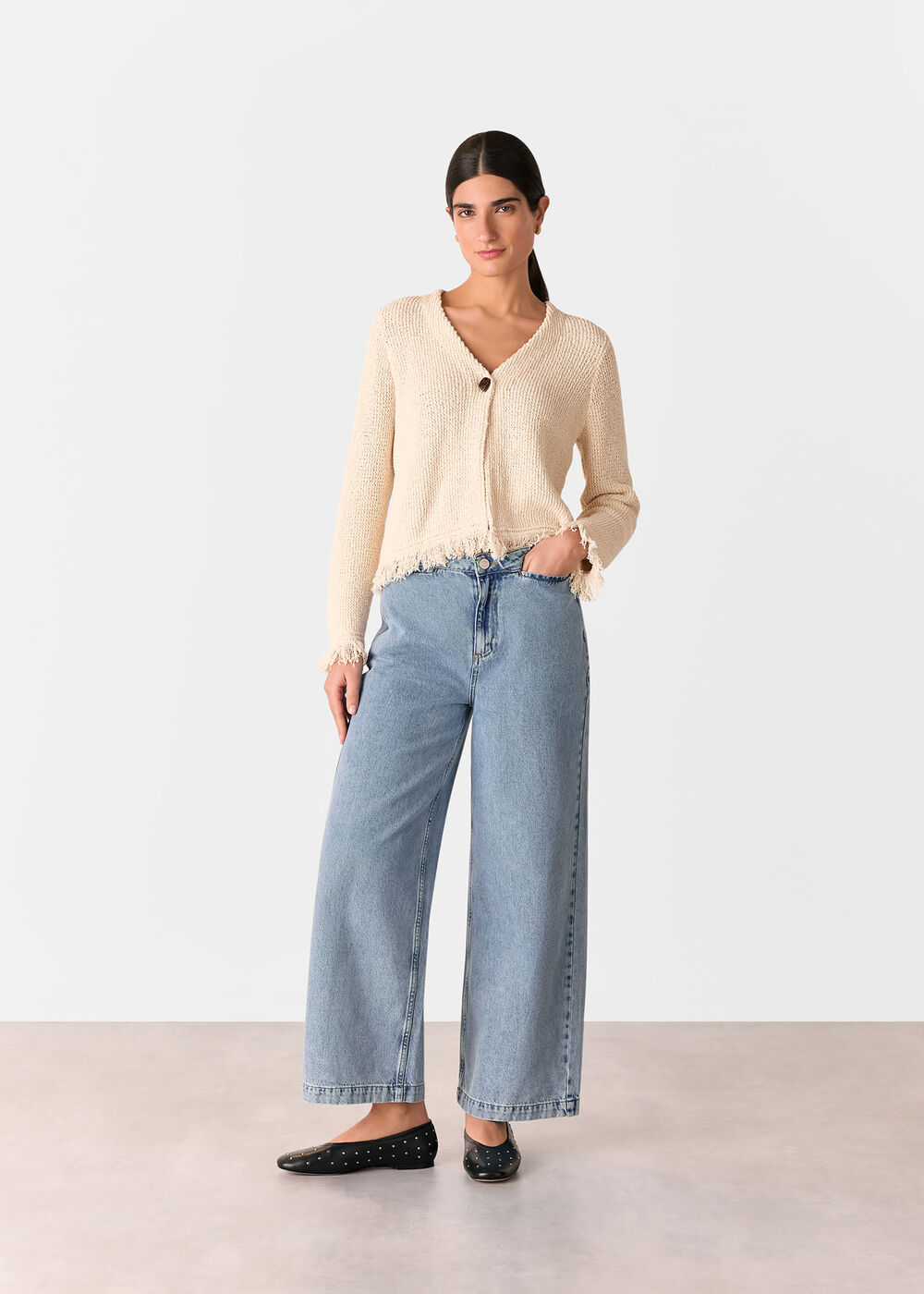 Fringe Detail Cardigan