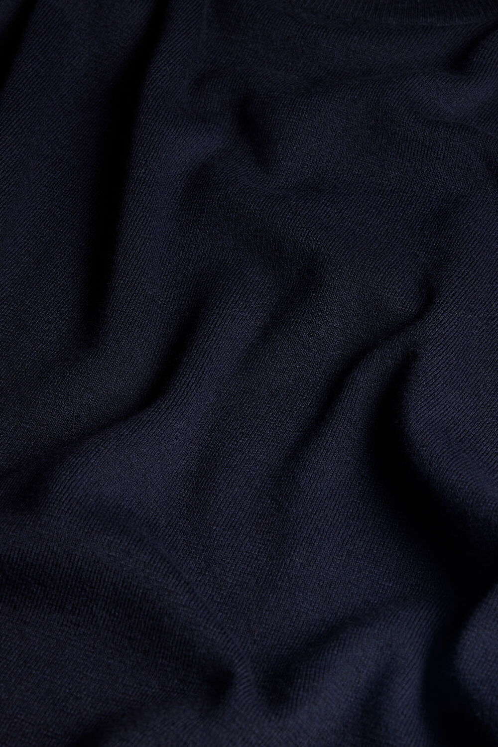 Navy Fine Knit T-Shirt