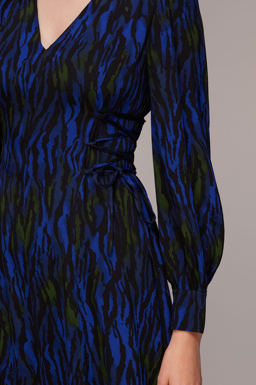 Watercolour Tiger Midi Dress