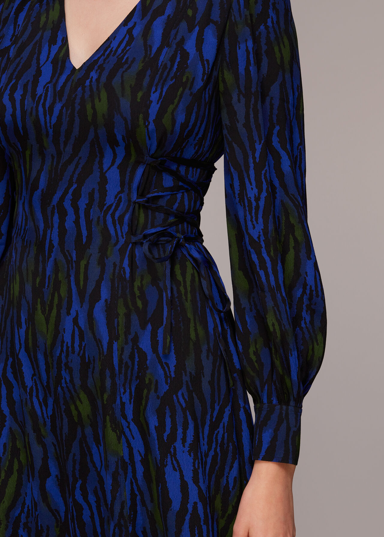Watercolour Tiger Midi Dress