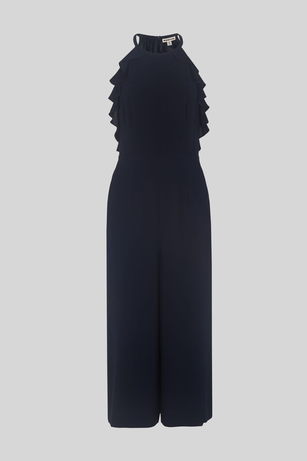 Sonia Frill Jumpsuit Navy
