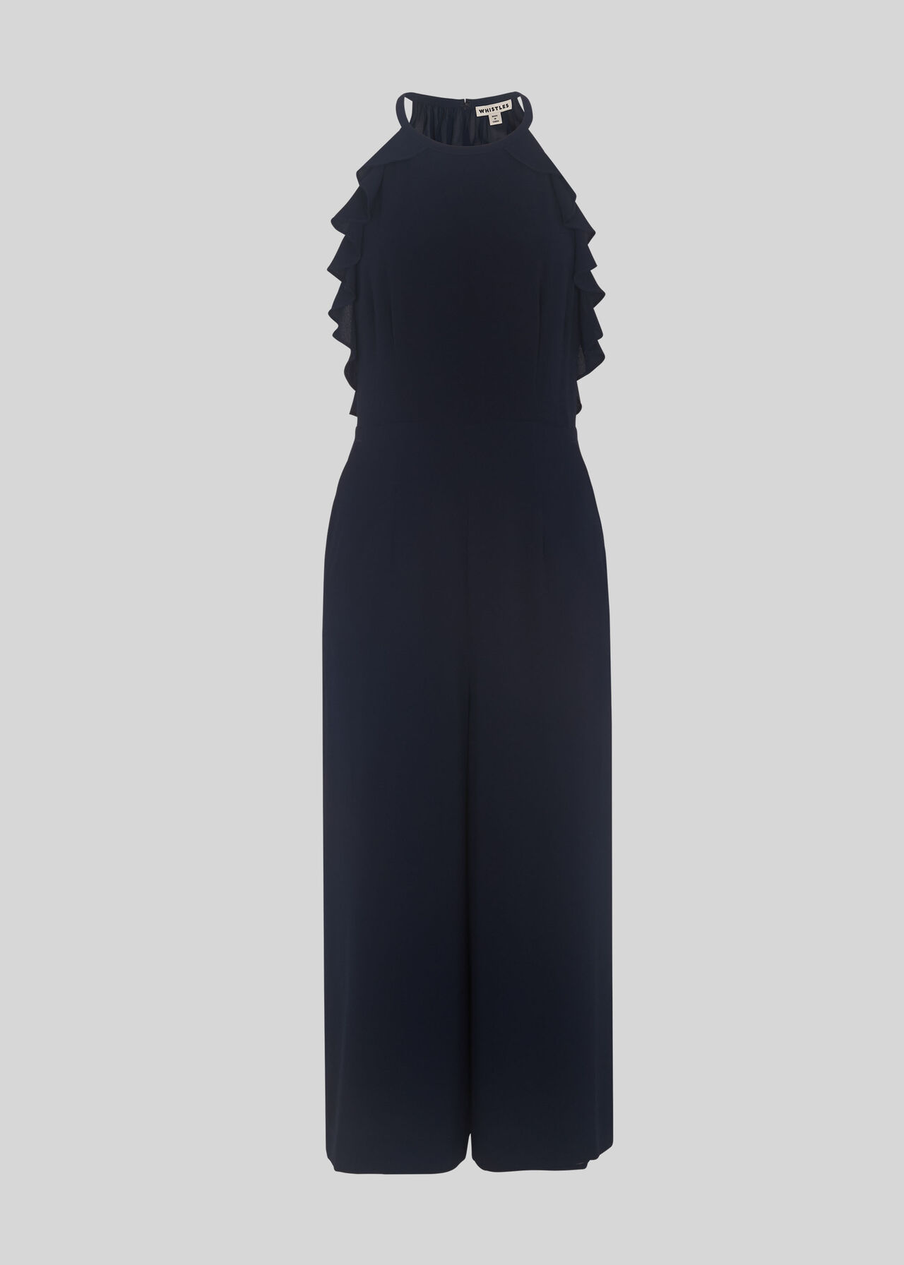 Sonia Frill Jumpsuit Navy