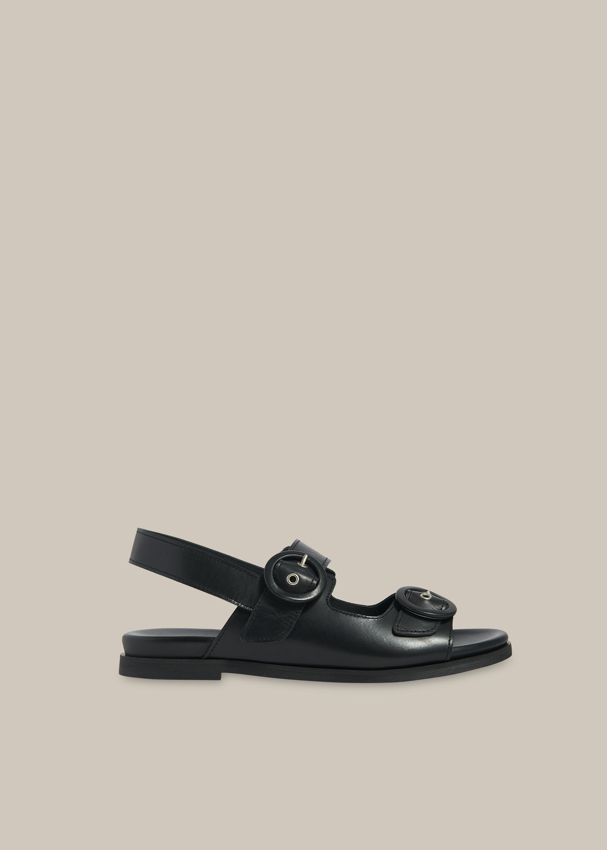 double buckle baby sandals