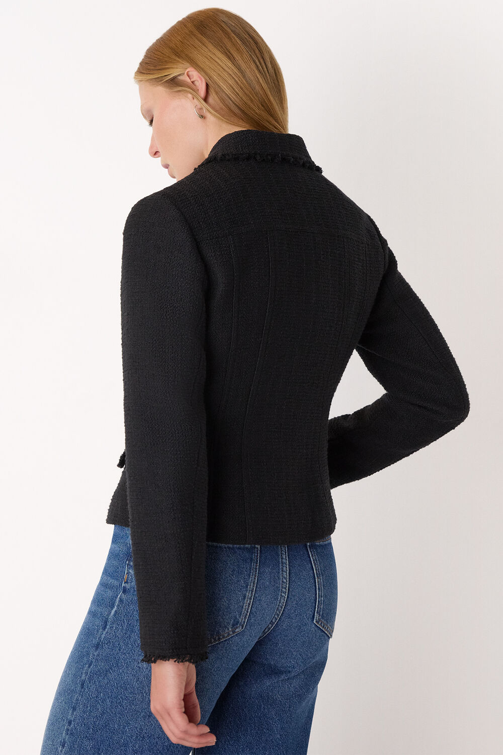 Black Lucie Boucle Jacket