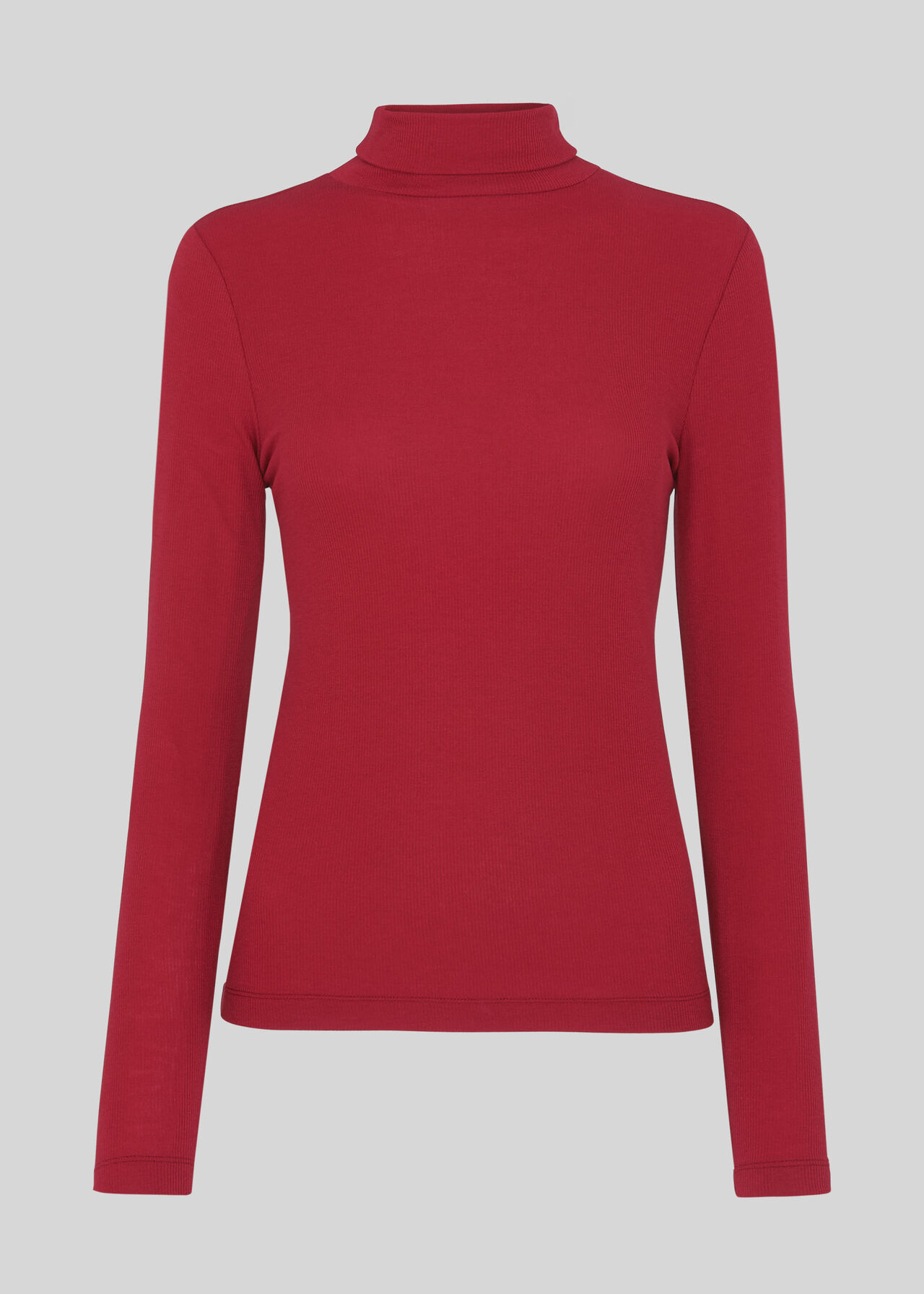 Essential Polo Neck Red