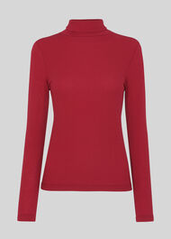 Essential Polo Neck Red