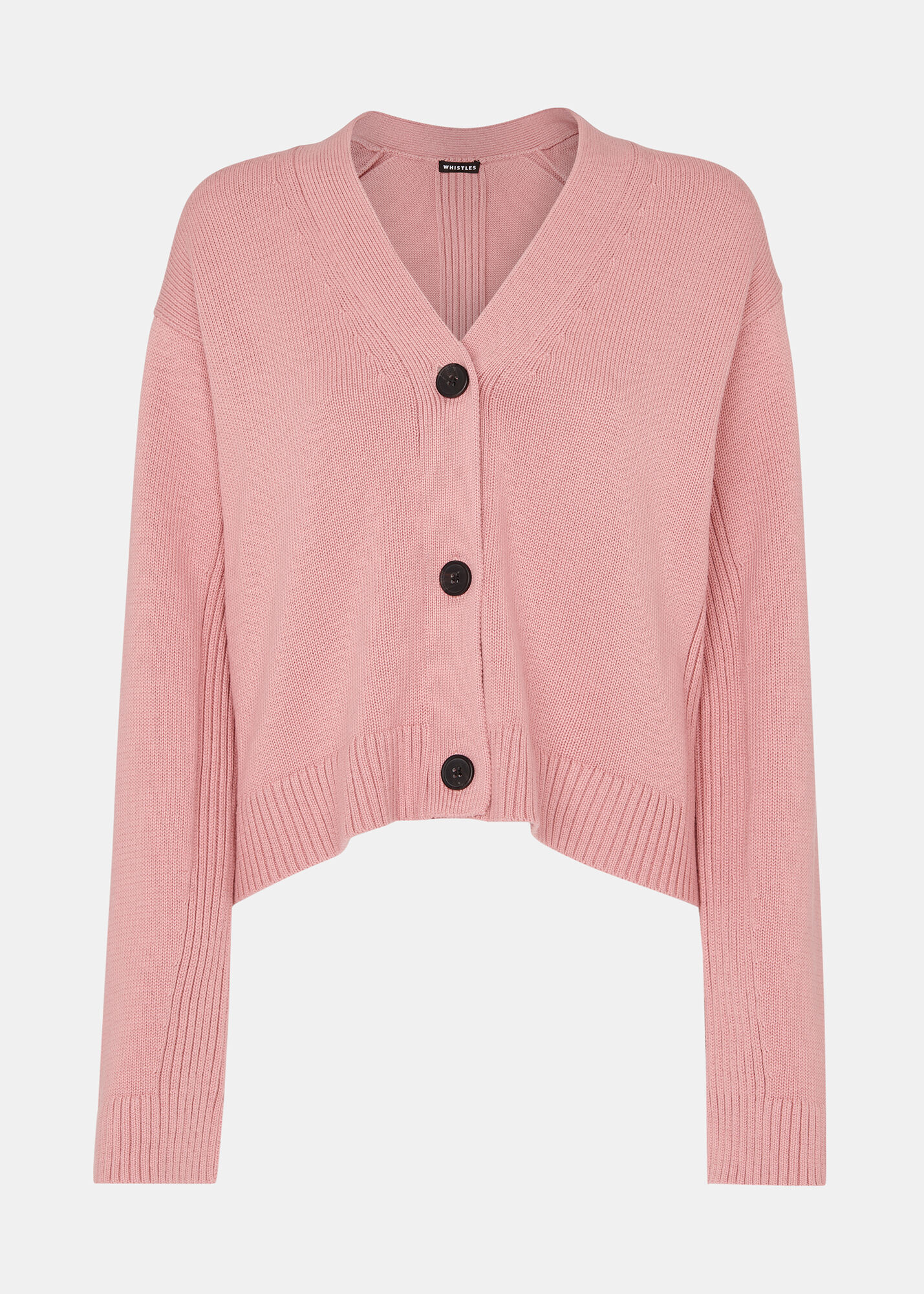 Dusty Pink Nina Button Front Cardigan