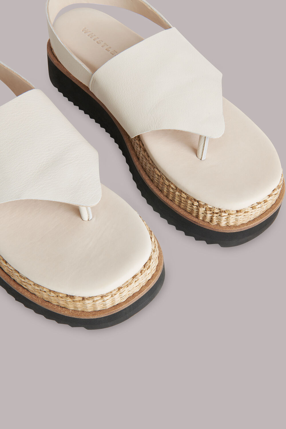 Lia Raffia Platform Sandal