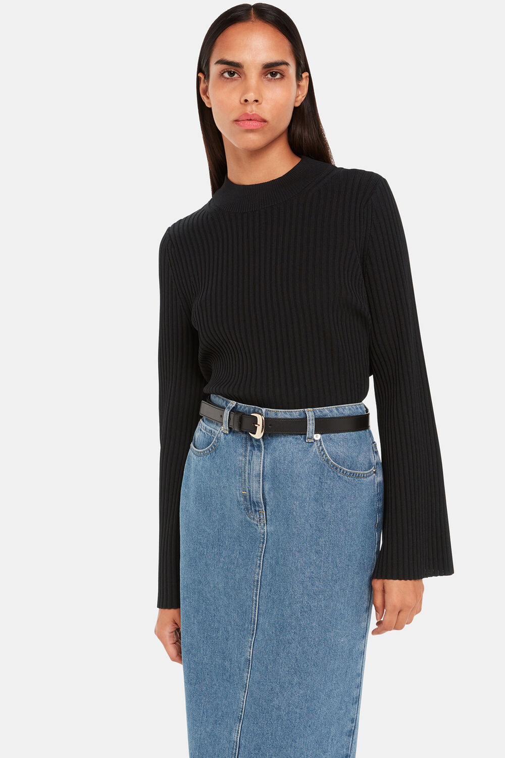 Fluted Sleeve Tunic