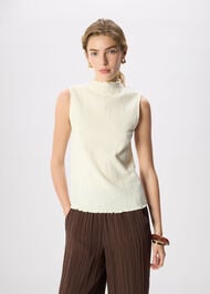 Textured Sleeveless Top