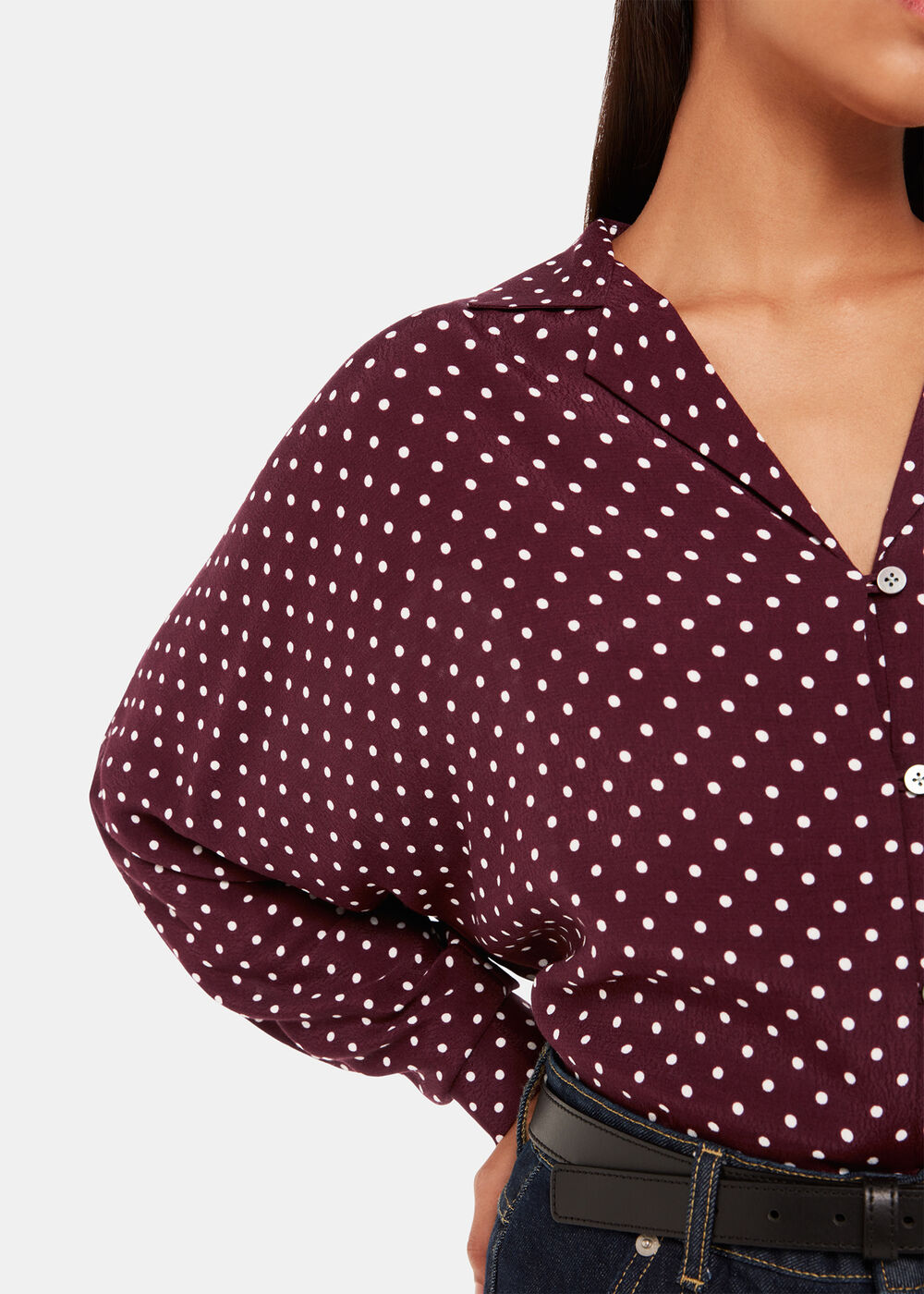Spot Print Ramona Shirt