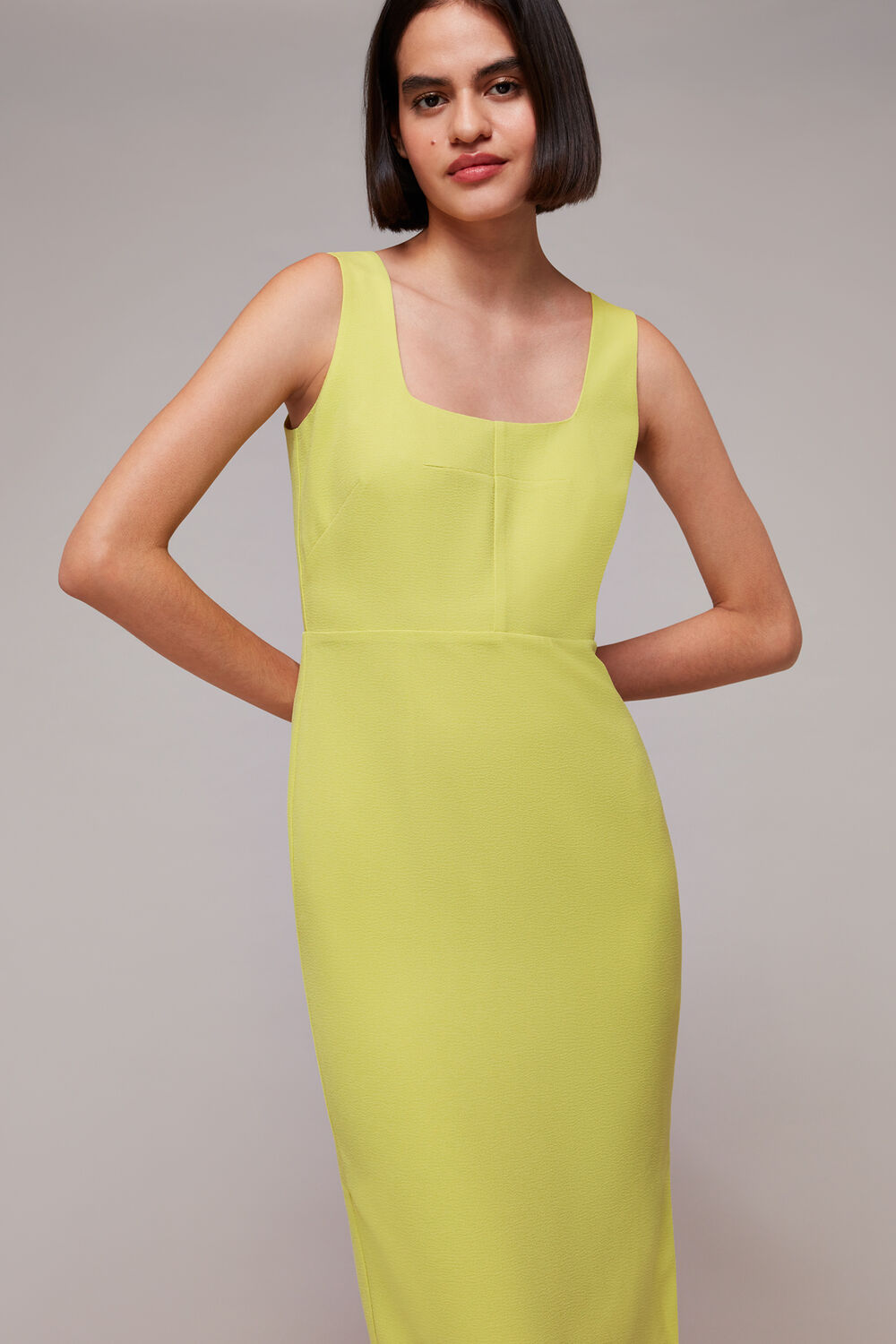Elenor Square Neck Midi Dress