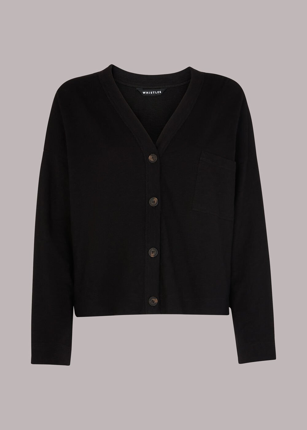 Jersey Pocket Cardigan