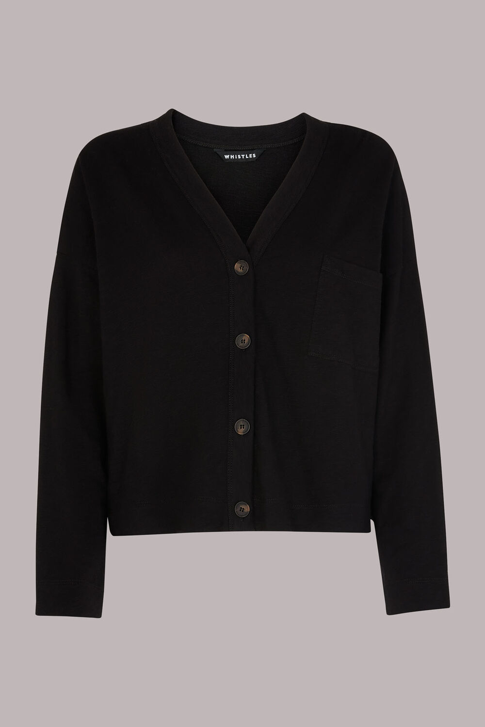 Jersey Pocket Cardigan