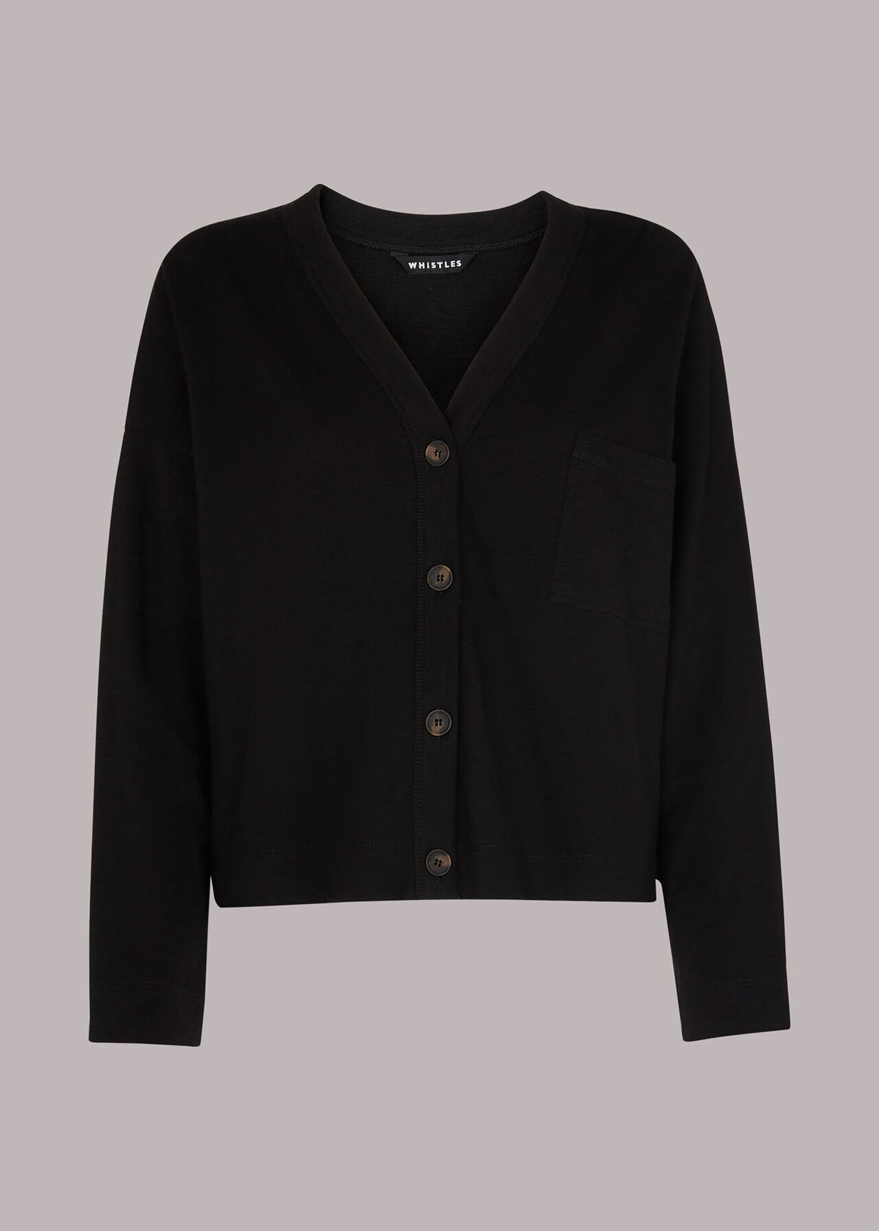 Jersey Pocket Cardigan