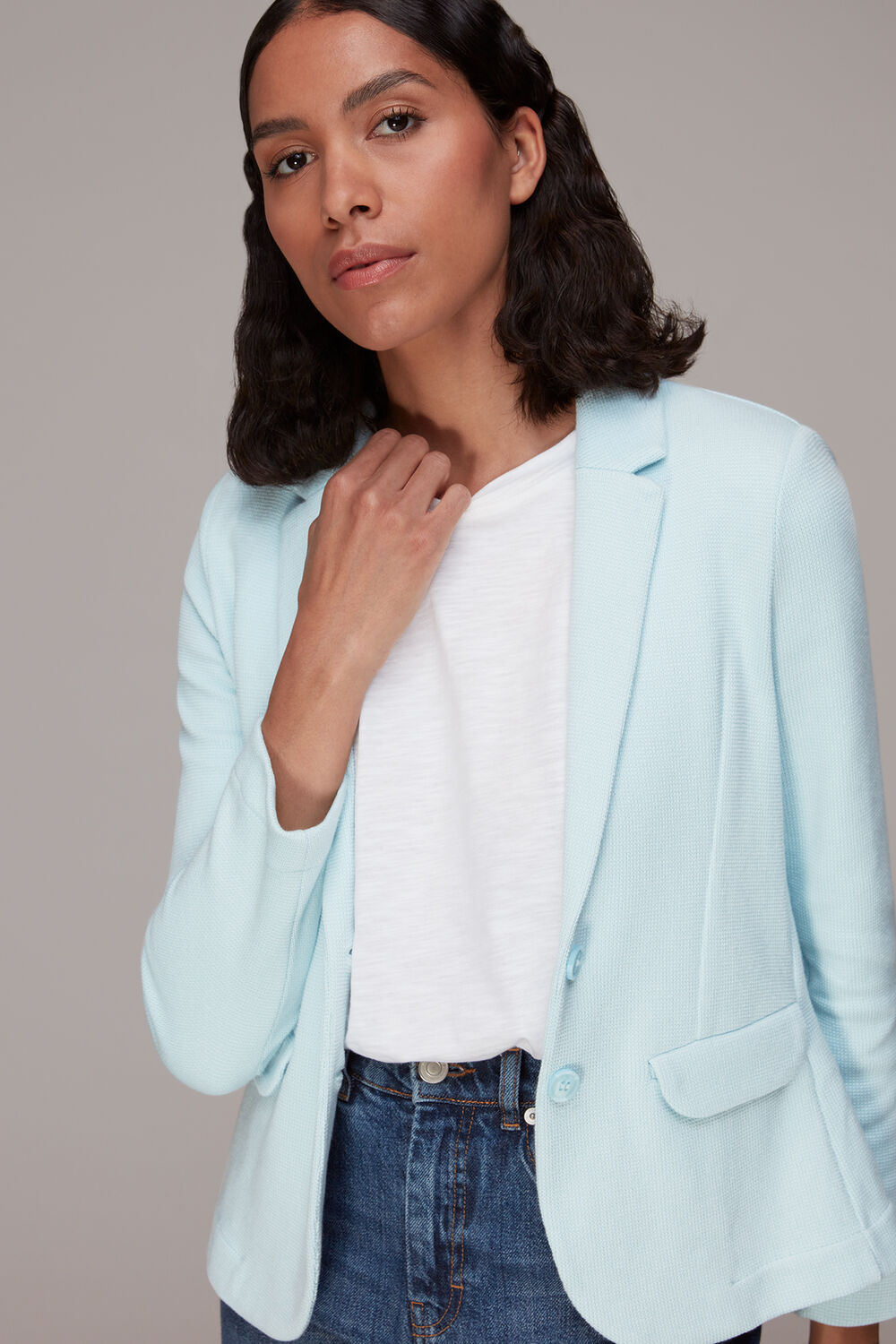 Slim Fit Jersey Jacket