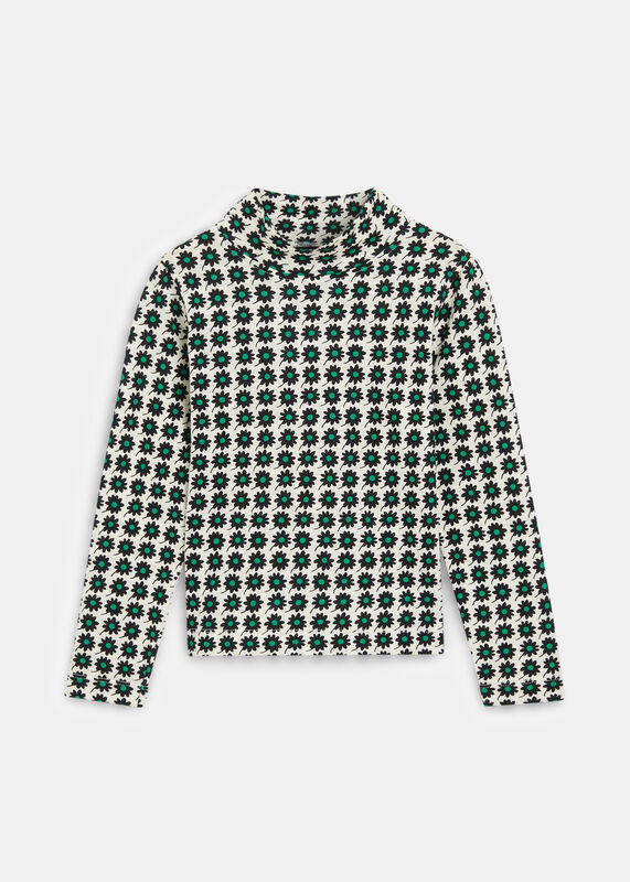 Floral Dot Top