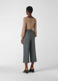 Turn Up Crop Trouser Multicolour