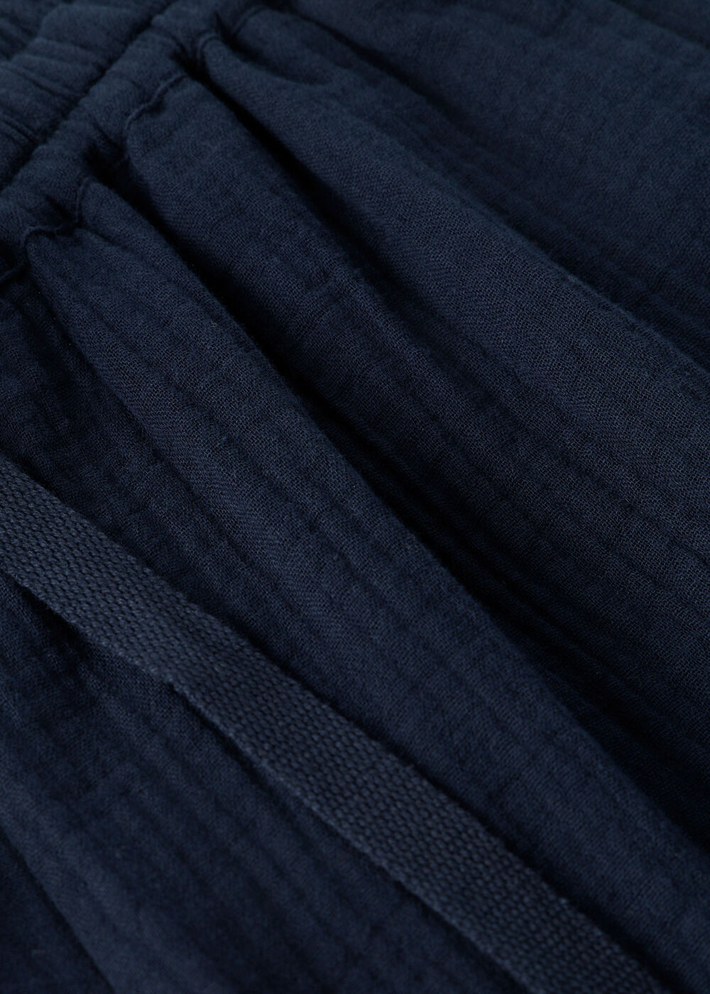 Petite Wide Crop Cheesecloth Trouser