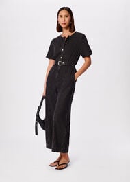 Button Down Jumpsuit